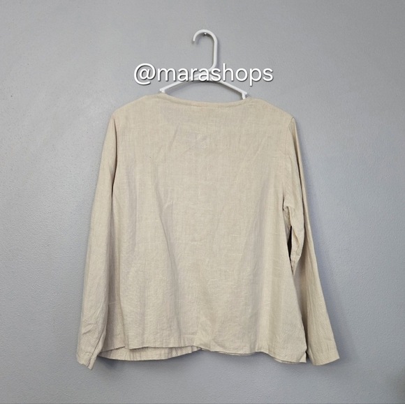 Moss Grey Atelier Juliana Organic Linen Jacket - Picture 4 of 5